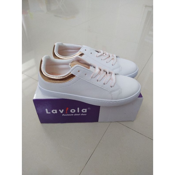 SEPATU LAVIOLA PUTIH ORIGINAL SIZE 39