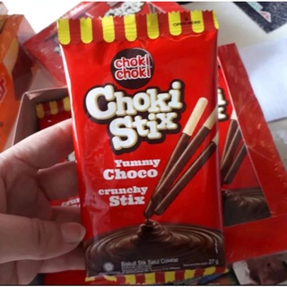 Jual Choki Choki Stix Biskuit Stick Rasa Coklat Isi 12 Pcs | Shopee ...