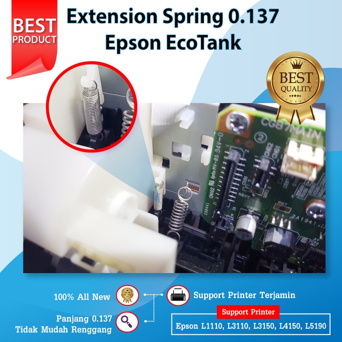 Per Extension Spring Tuas Sensor Pir Printer L1110 L1210 L1250 L1256 L3100 L3101 L3110 L3210 L3116 L3150 L3156 L3250 L3256 L5190 L5290 L5296