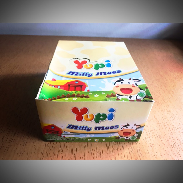 

Yupi Milly Moos 1 box netto 192 gr isi 24 pcs