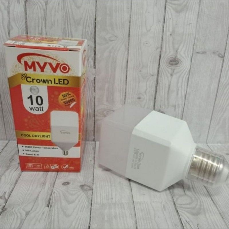 Lampu Bolam LED MYVO CROWN 5 Watt / 10 Watt / 15 Watt