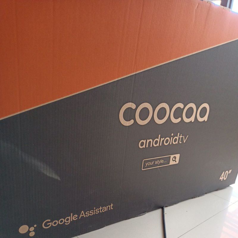 TV LED SMART ANDROID FHD TV COOCAA 40 INCH 40S7G ANDROID 11 NEW 2022 GOOGLE ASSISTANT GARANSI RESMI