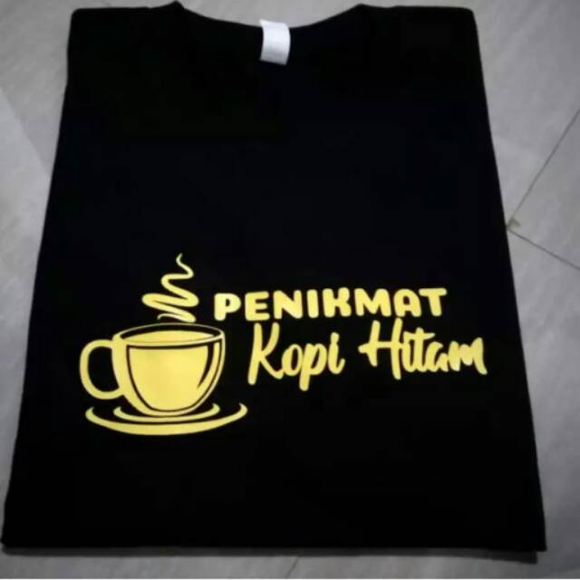 Kaos penikmat kopi hitam / kaos pria & wanita / kaos keren / kaos gaul / kaos murah