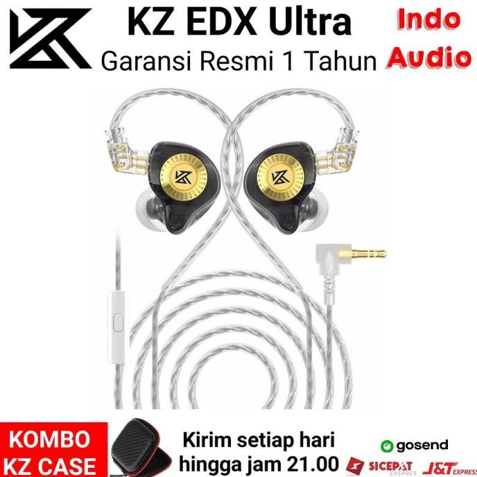 Earphone Original Kz Edx Ultra In Ear Monitor Earphone