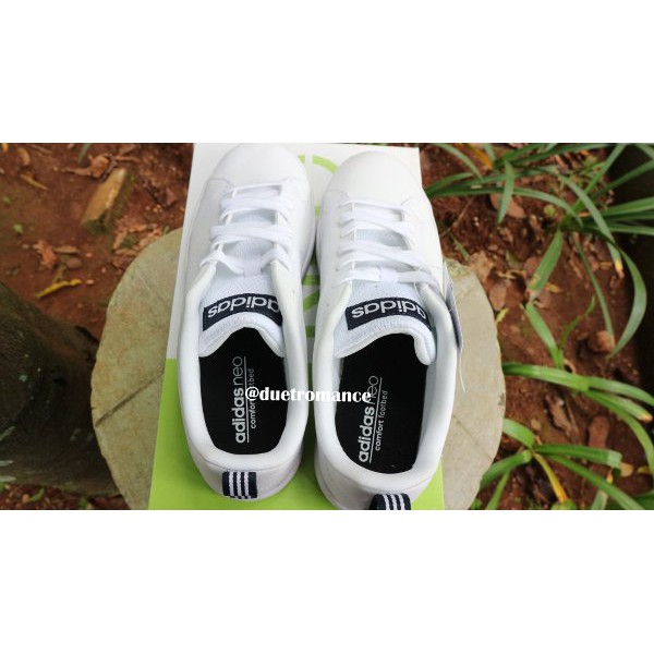 Jual BNIB Adidas Originals Neo Advantage White List Navy F99252 Original | Shopee