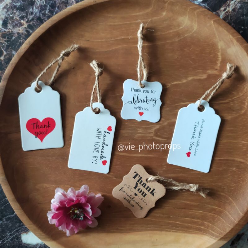 1 set Greeting Tags Seri 2  ( 10 pcs mix)