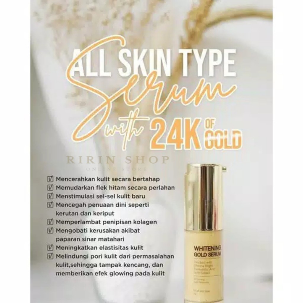 SERUM MS GLOW [ASLI] - SERUM GOLD 24K/LIFTING GLOW SERUM/LUMINOUS GLOW SERUM
