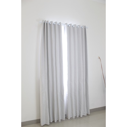 RB Gorden Blackout Blazer Polos PEACH SILVER CREAM Jendela Pintu Minimalis Tirai