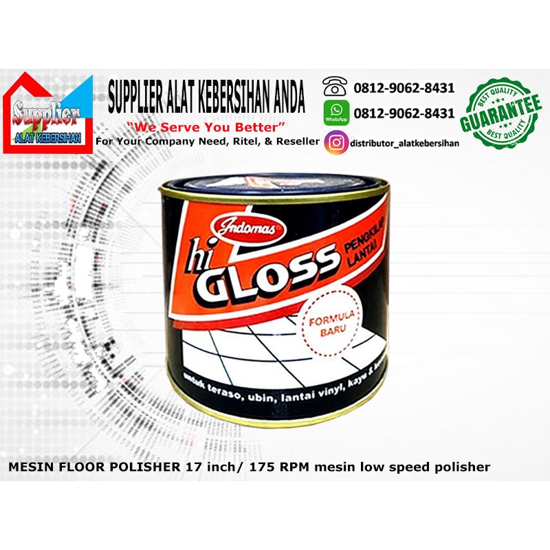 Hi Gloss Pengkilap lantai higloss untuk teraso ubin vinyl kayu keramik