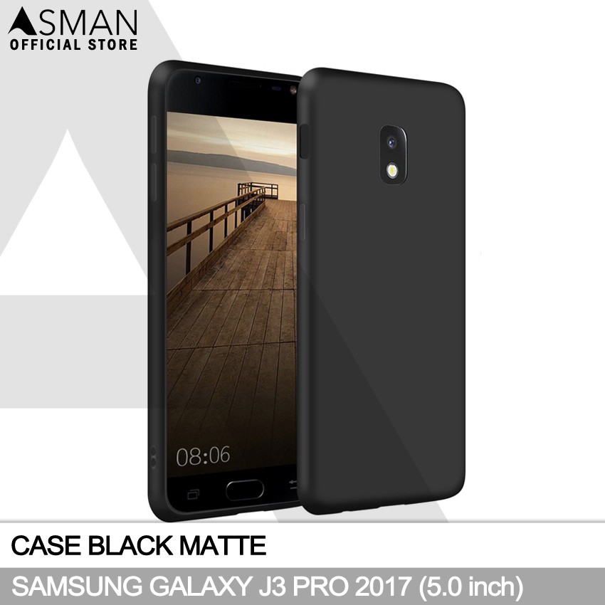 Ultraslim Samsung Galaxy J3 Pro / J330 (5.0&quot;) | Soft Case Black Matte - Hitam