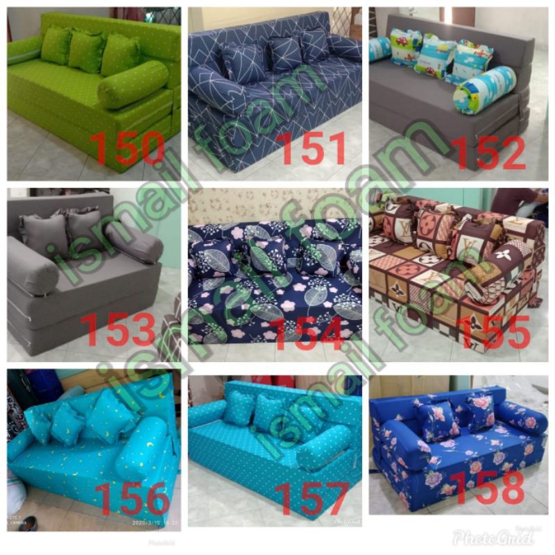 Cover sofa bed inoac anti air