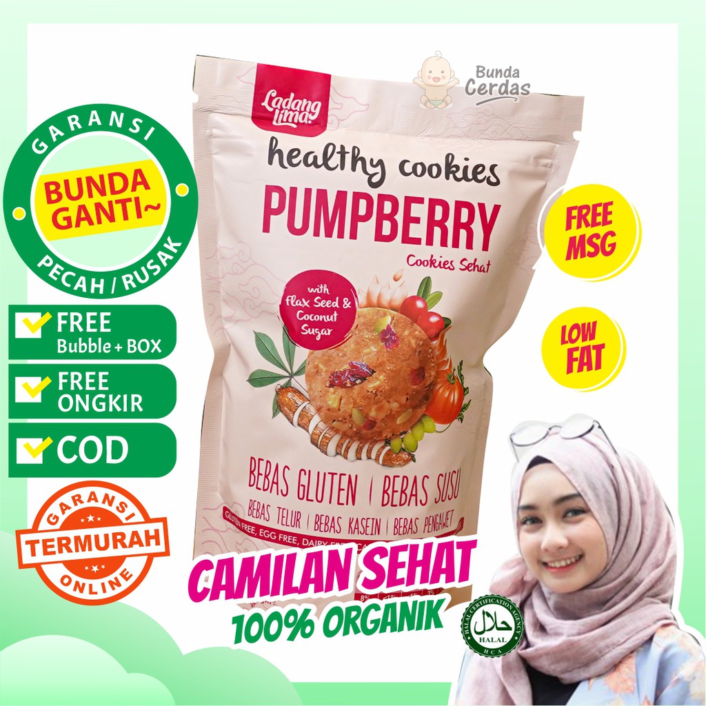 BUNDA CERDAS - Ladang Lima Pumpberry Cookies 180gr Kue