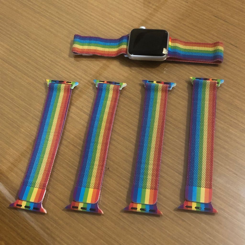 Strap Apple Watch Milanese Rainbow Edition Magnetic 38mm 40mm 41mm 42mm 44mm 45mm