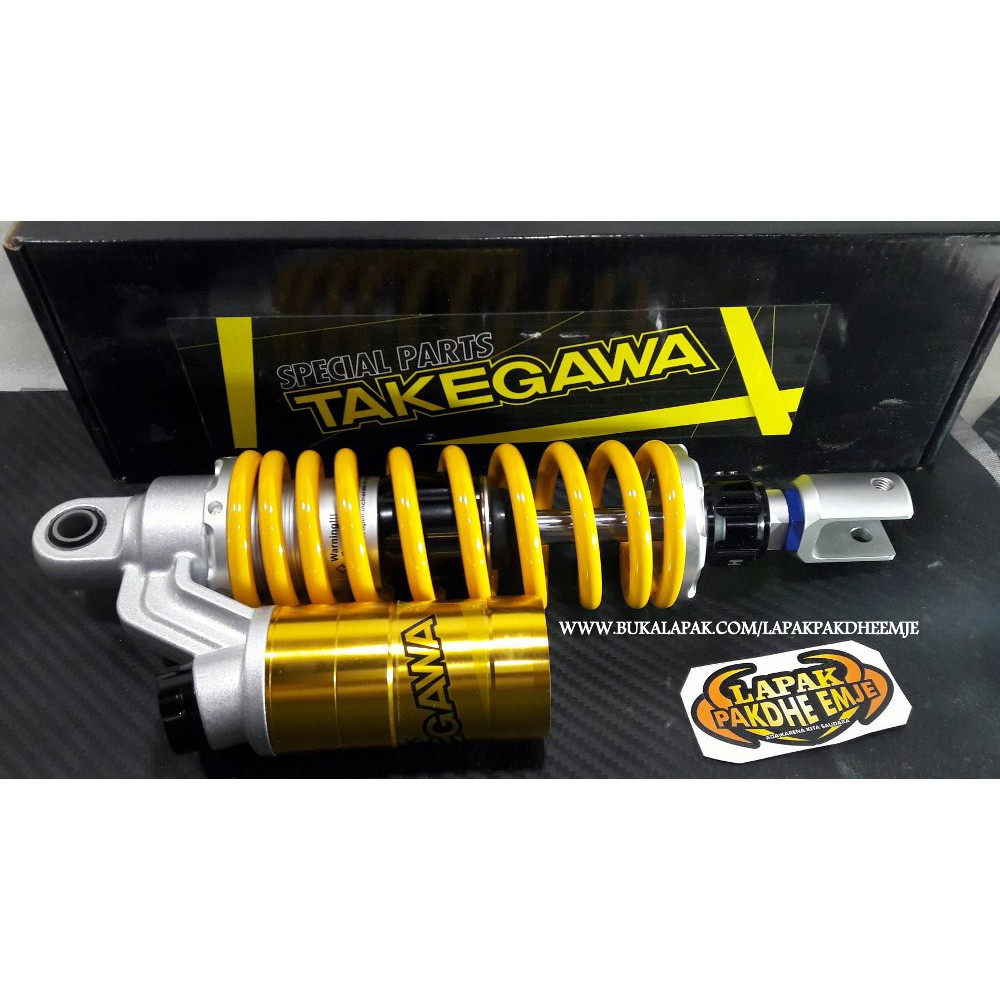 SHOCK TABUNG MATIC 305 MM DOUBLE CLICK TAKEGAWA ORIGINAL MIO BEAT VARIO TYPE TG191 44 305