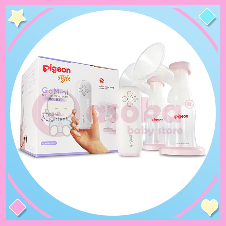 Pigeon Breast Pump Go Mini Double Pump | BreastPump Pompa ASI Elektrik ASOKA