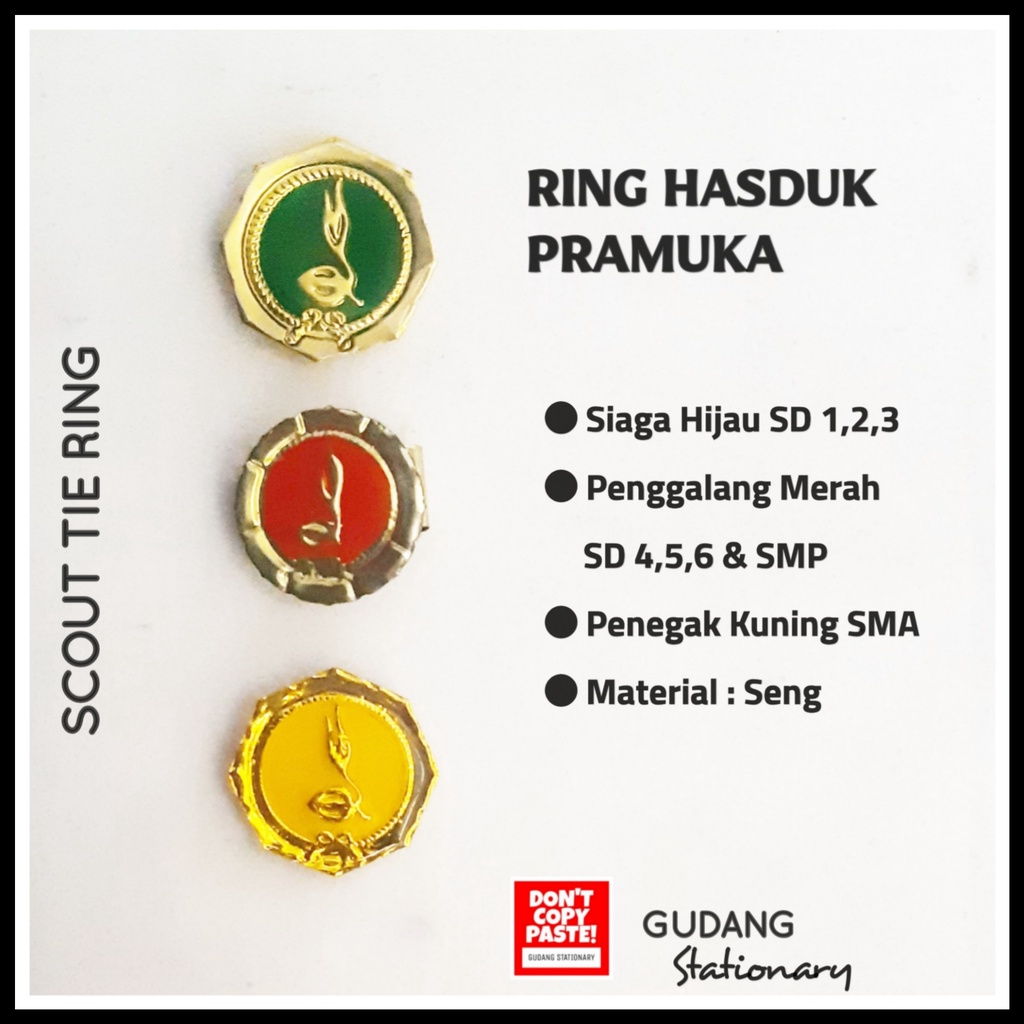 Ring Hasduk Seng Pramuka [ 1 pcs ]