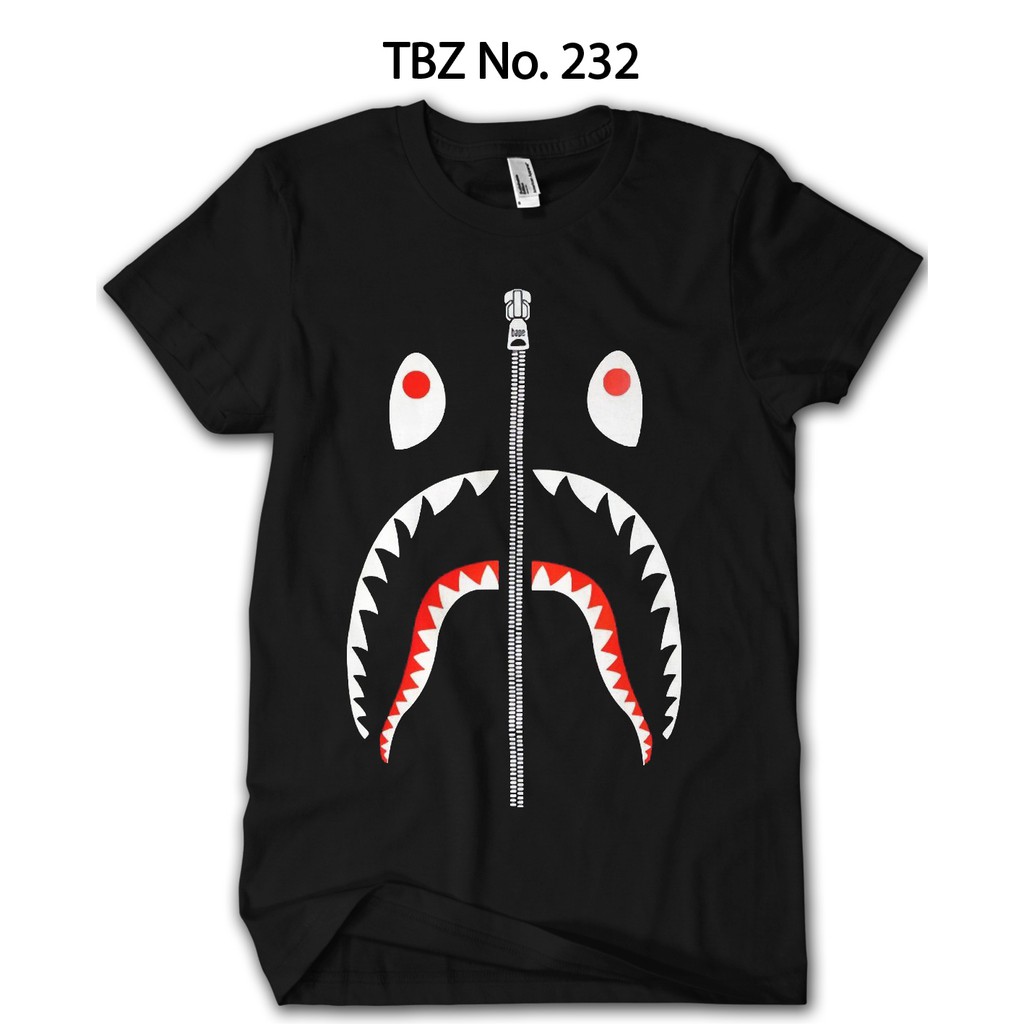 Baju BAPE Shark DEWASA Premium Katun Original