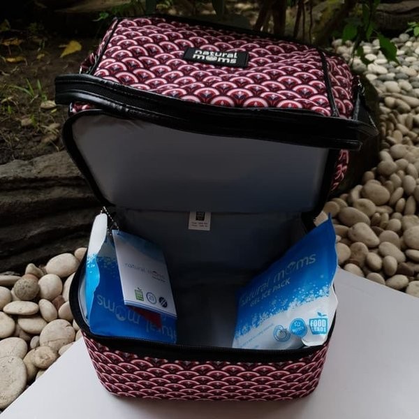 Natural Moms Tas Asi Cooler Bag Red Tulip