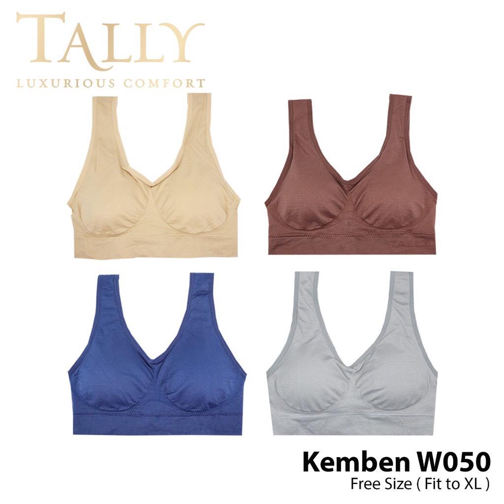 BH BRA SPORT TALLY W050 BUSA BISA COPOT PASANG / TALLY Sport Bra Bahan Rajut Busa Tipis Cup B/ C Brallette Miniset Harian K W050 - ARA98STORE