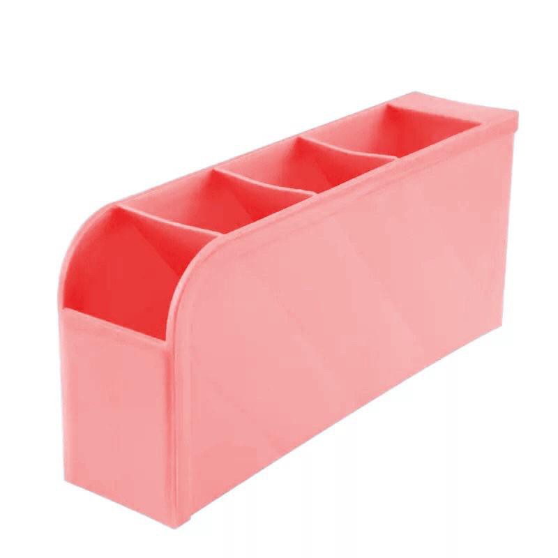 (COD)  Rak Mini 4 Sekat Rak Dapur Mini Tempat Alat Masak Kosmetik Organizer Drawer Serbaguna Warna W