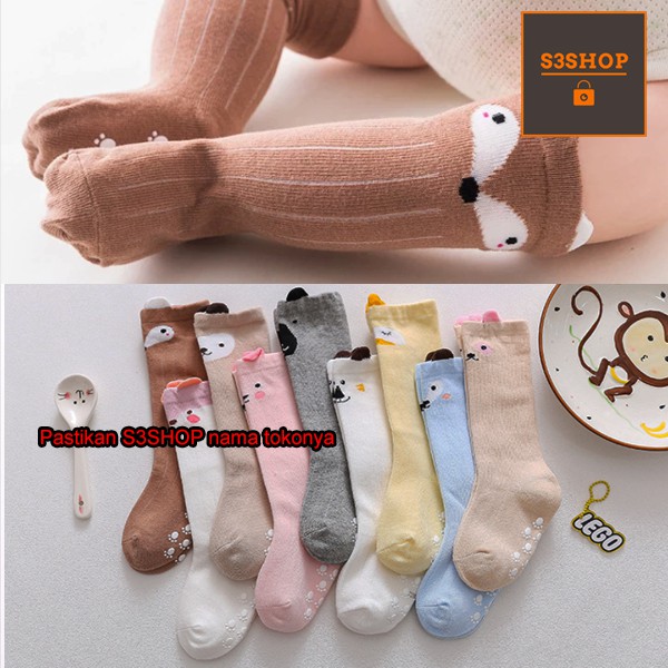 Kaos Kaki Anak Bayi Panjang Motif Hewan lucu Baby Socks