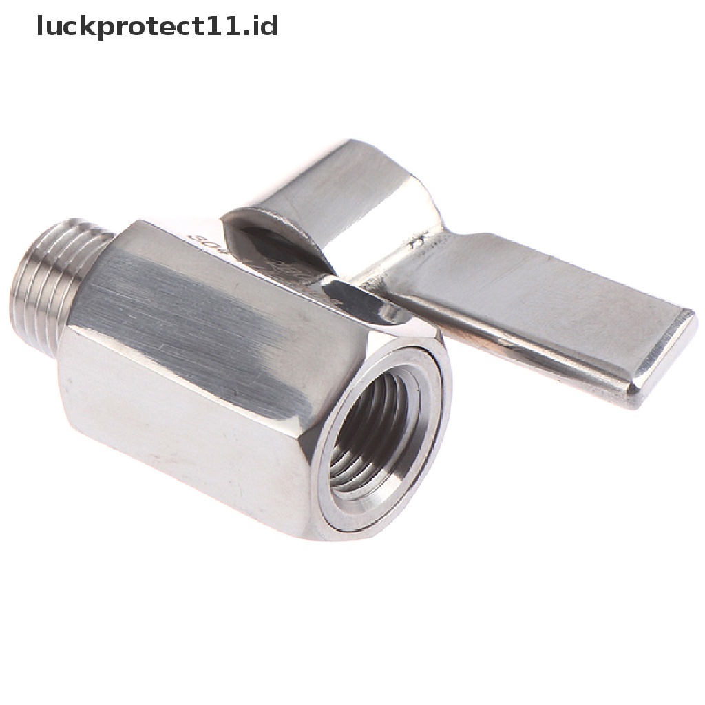 //HG&amp;ID// Stainless Steel 304 Ball Valve 1/4&quot; Inch NPT Male X Female Small Mini Valve .