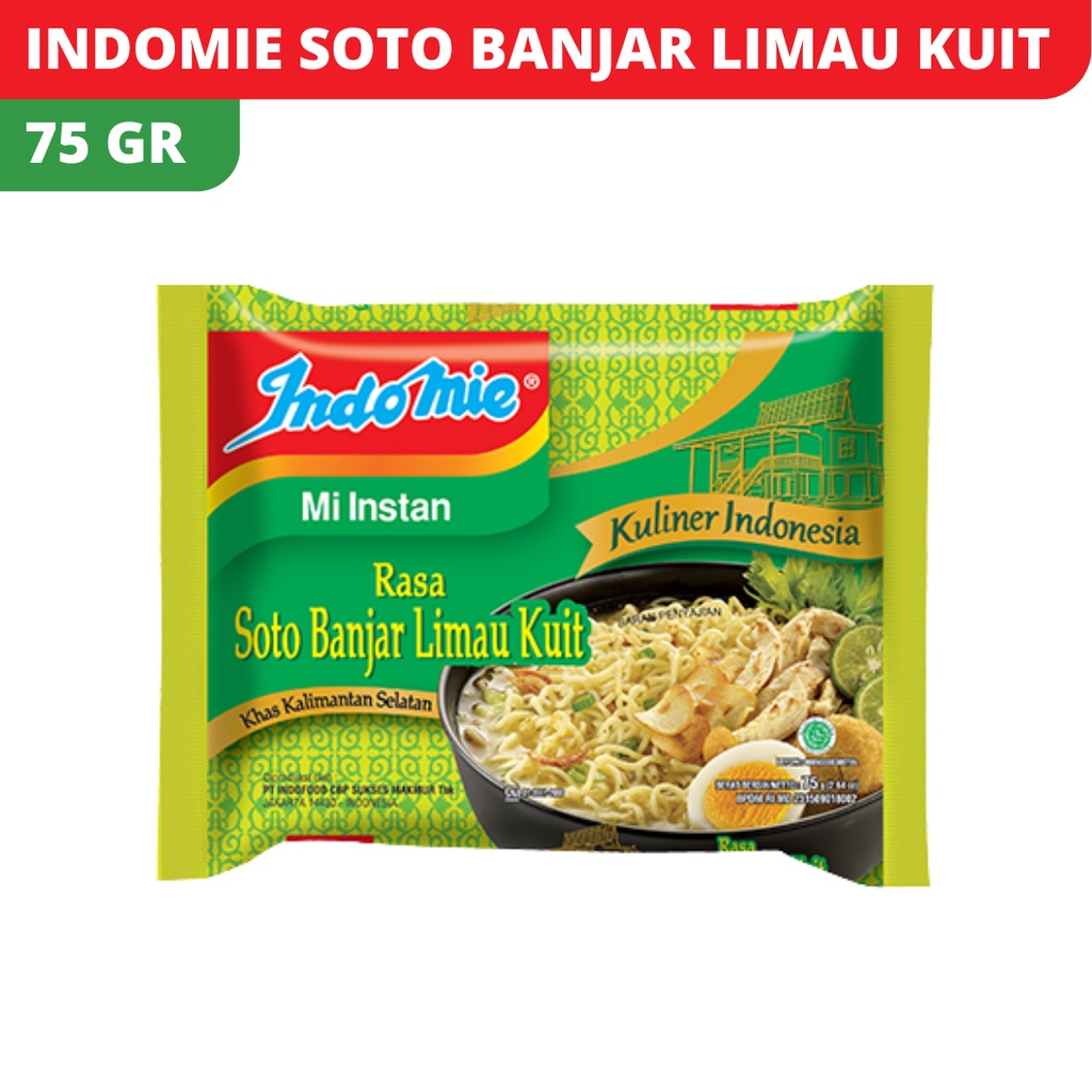 

INDOMIE KUAH SOTO BANJAR LIMAU KUIT 75GR