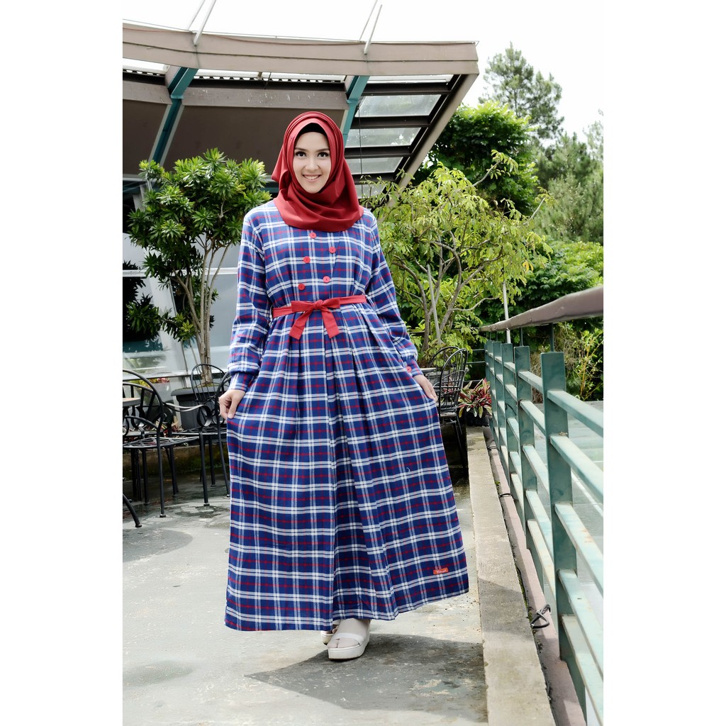 Terlaris Gamis Dewasa NB 122 Hitam  Biru Merah Diskon 