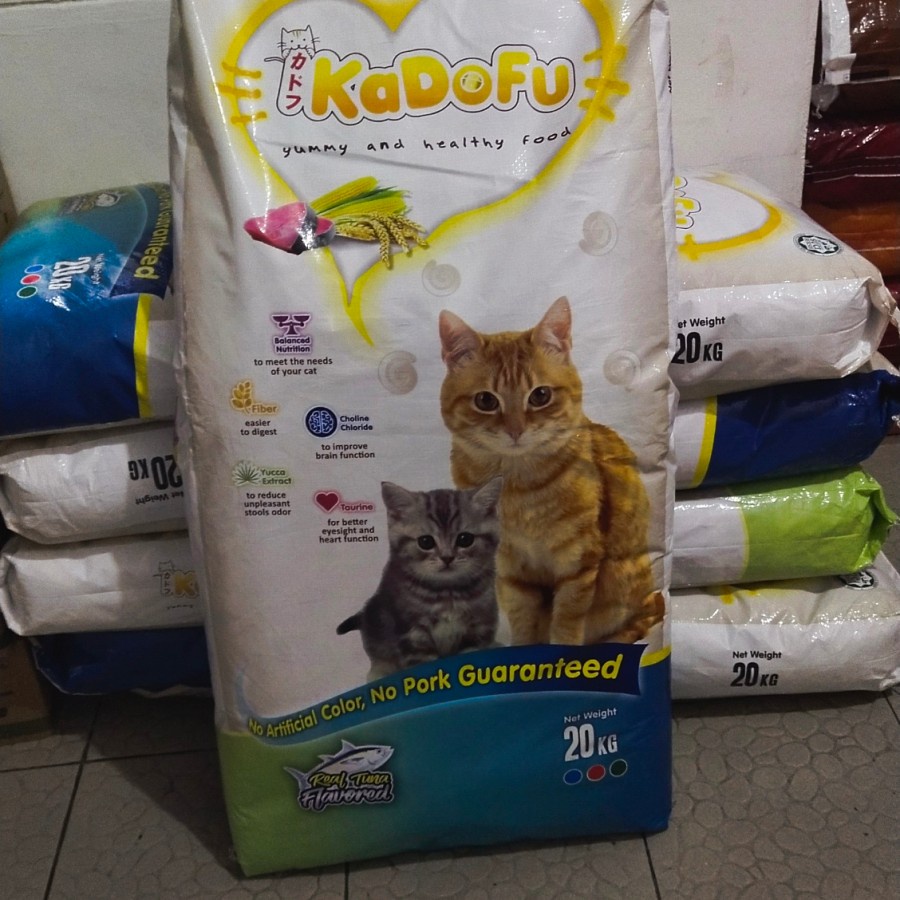 Kadofu Cat Food 20kg 20 Kg Kitten Adult Makanan Anak Kucing Dewasa Dry