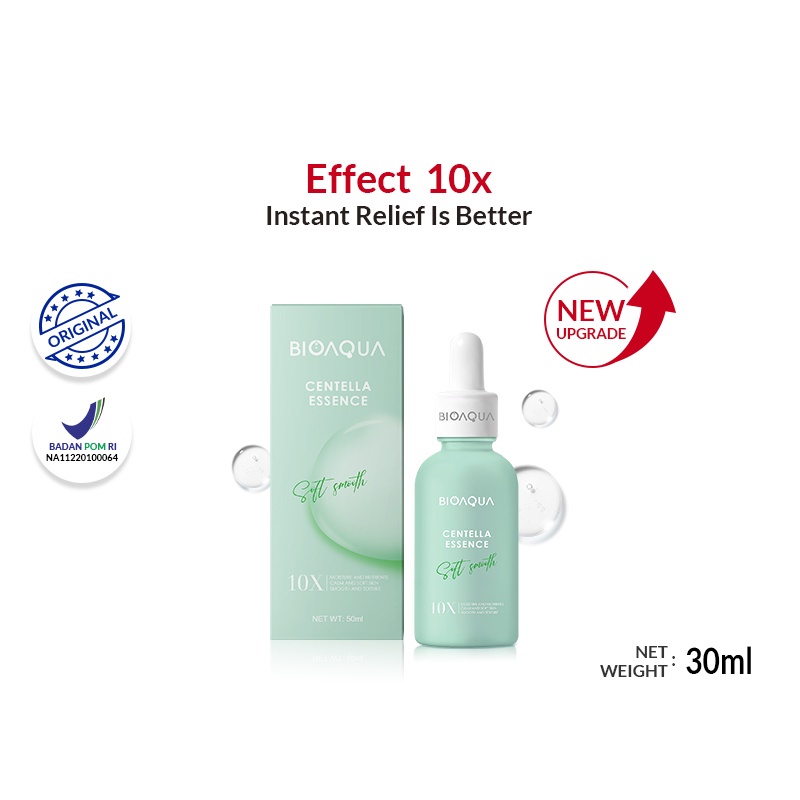 [ORI] Bioaqua 10X Essence Series Centella Essence Repair Serum Pencerah &amp; Pemutih Wajah - 30ml BPOM