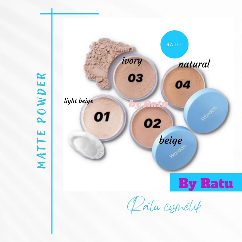 wardah lightening matte powder/Bedak tabur Wardah