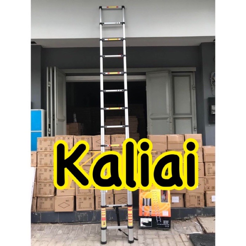 Tangga Lipat Aluminium Teleskopik 6M Single Telescopic Ladder 6 Meter