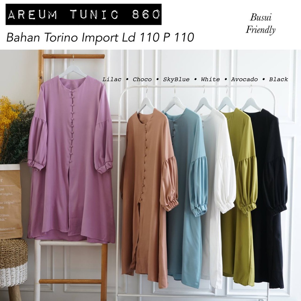 AREUM JUMBO TUNIC/ ATASAN WANITA / TUNIK