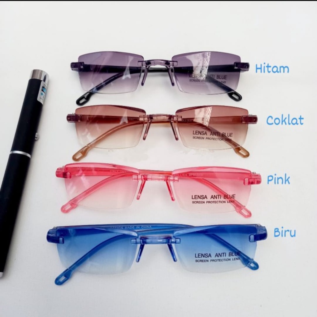 Kacamata Anti Radiasi Gadget / Komputer, Kacamata Fashion Anti Blue, Frame Pria Wanita Terbaru