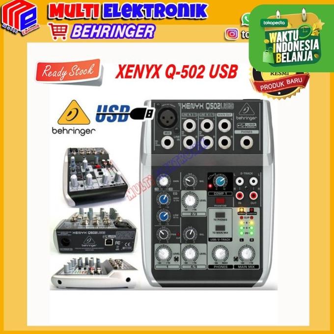 Vokal Mixer BEHRINGER XENYX Q 502 USB( 4 channel )
