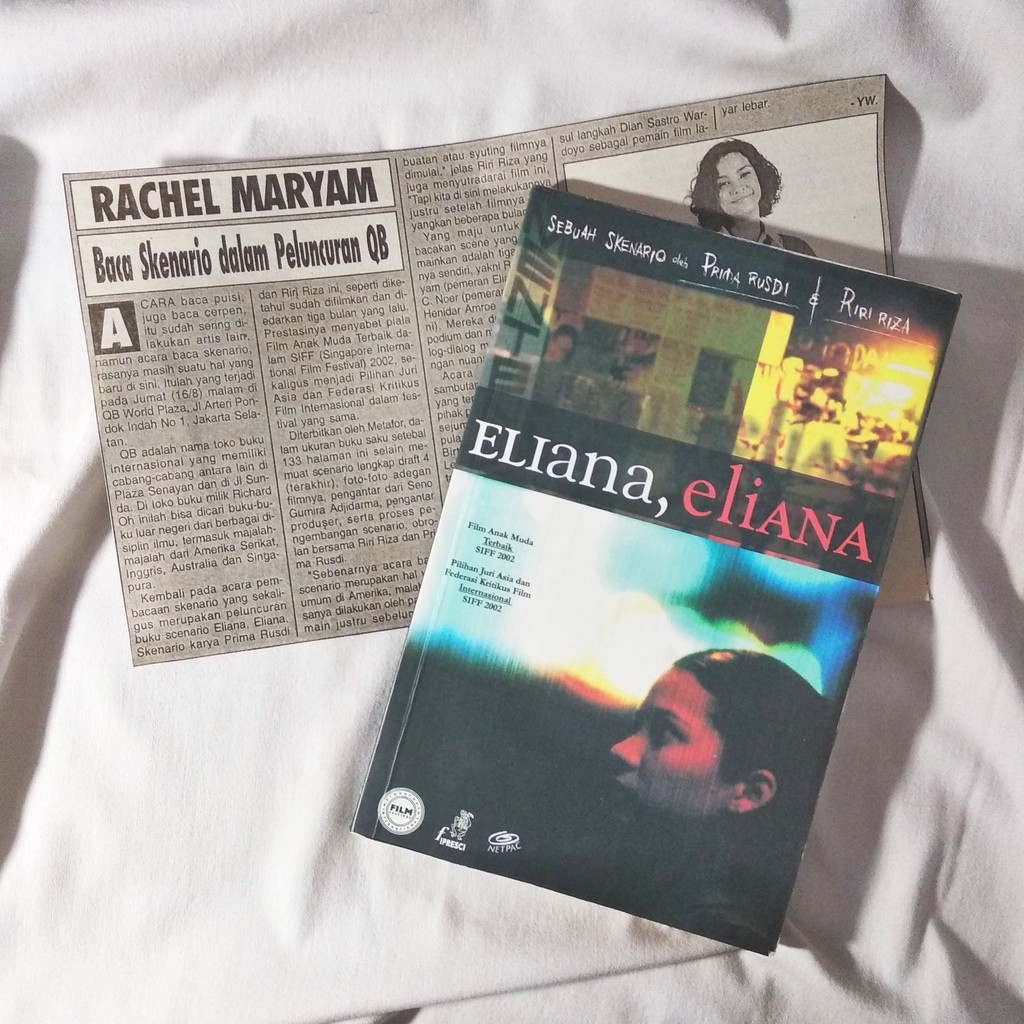 Eliana, Eliana (Skenario) - Bonus Kliping Rachel Maryam Baca Skenario Eliana, Eliana