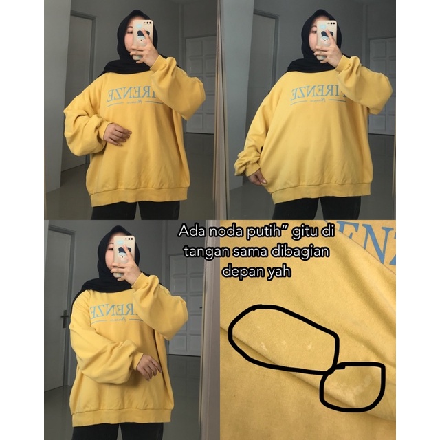 PART I SWEATER OVERSIZE/ CREWNECK THRIFT / PART 2 / SWEATER THRIFT / SWEATER OVERSIZE LENGAN BALON-Ld136 P64 byk noda