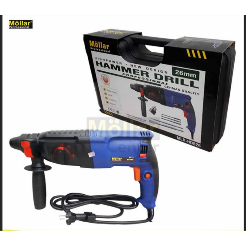 Rotary Hammer Drill Mollar MLR-HD826 - Bor SDS - Bor Bobok