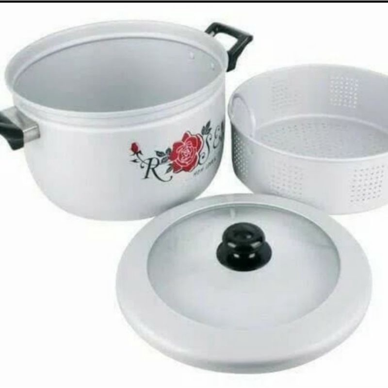 dandang panca guna panci kukusan steamer maspion 22cm,26cm,28cm,33cm,37cm