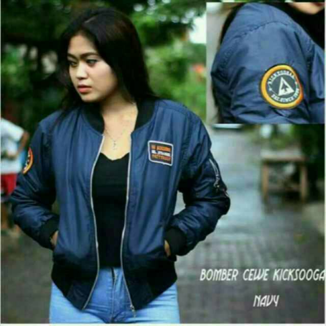 Jaket Bomber Cewe KICKSOOGAR