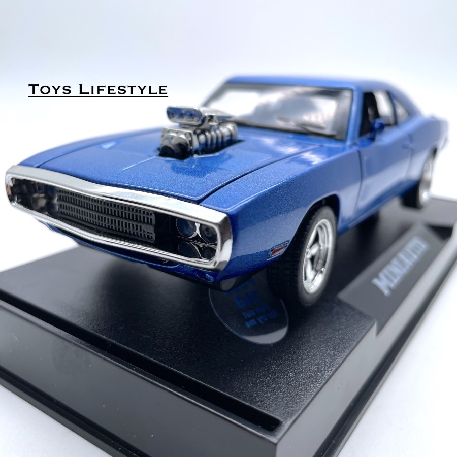 Mobil MiniAuto Diecast Dodge Charger R/T 1970 Fast Furious Skala 1:32