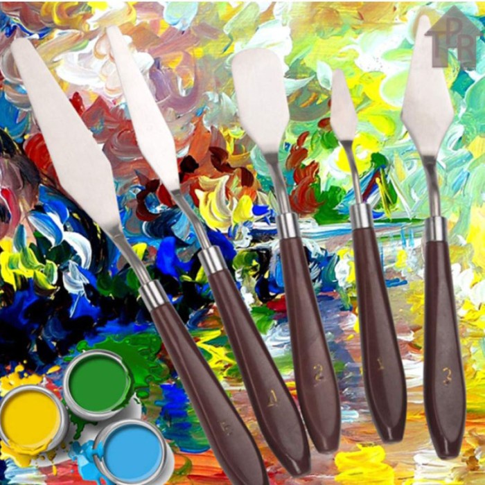 Palet Lukis / Artist Painting Palette Knives / Set Ekonomis - 5pcs.