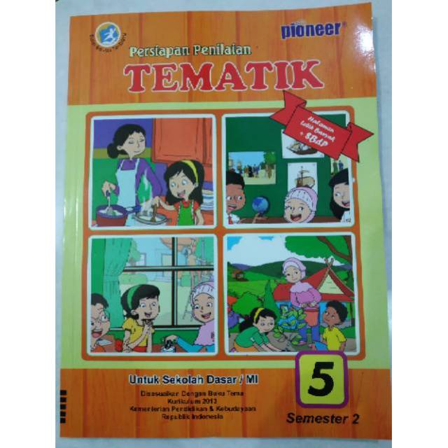 Buku Lks Pioner Latihan Ulangan Tematik Kelas 5 Semester 2 Kurikulum 2013 Edisi Revisi 2017 Shopee Indonesia