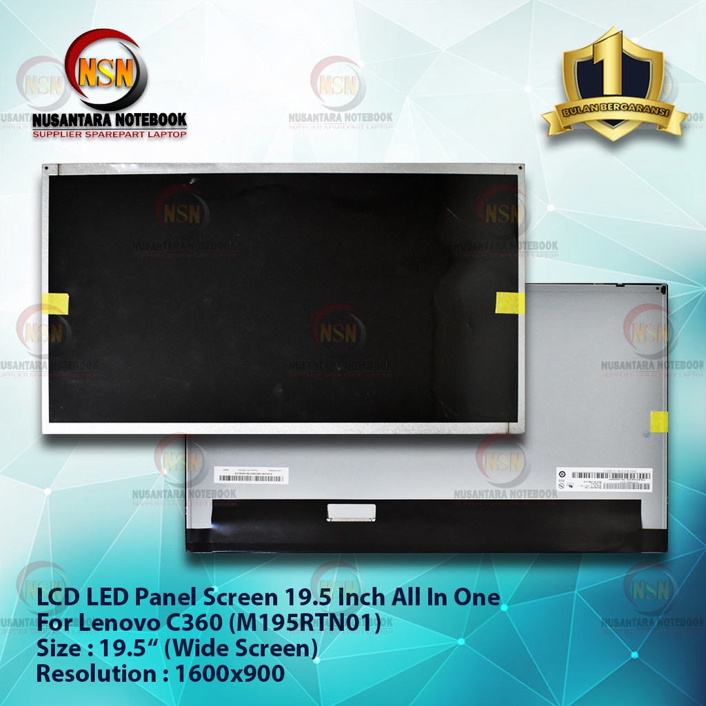 LCD LED Panel Screen PC All In One 19.5 Inch M195RTN01 For Lenovo C360