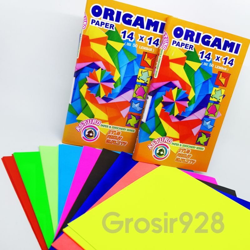 

Kertas Lipat / Origami Asturo 14 x 14 (50 lembar)