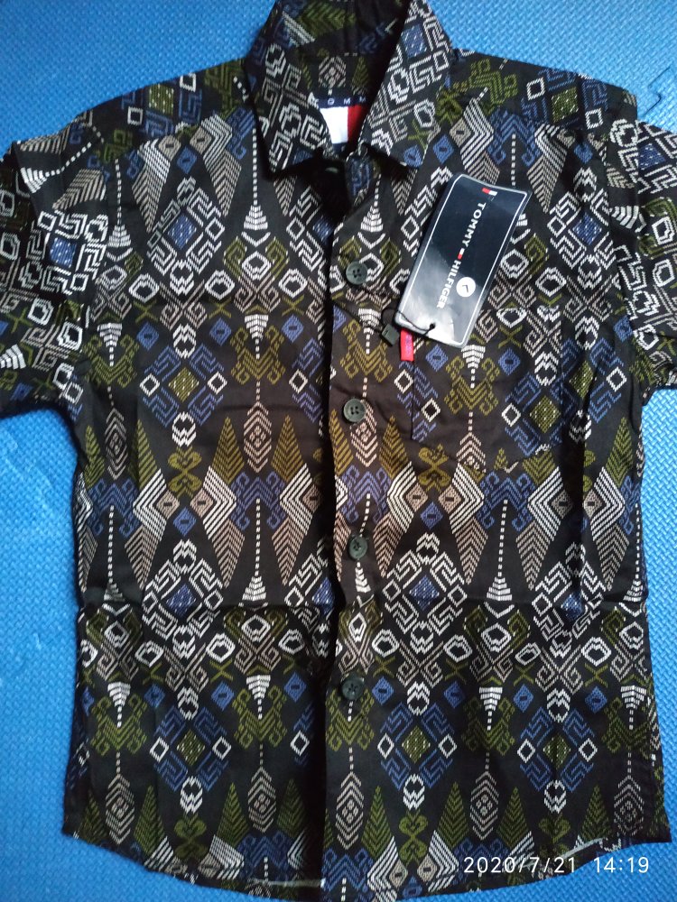 Jnjkidsstore Kemeja Batik Anak Songket Torpedo