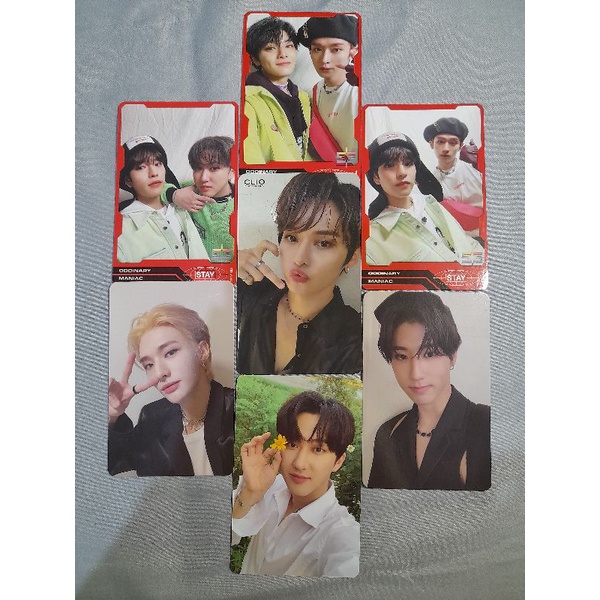 Lee Know CLIO Spicy Ver. Stray Kids SKZ PC Photocard bene benefit pob web lino version pout noot noo