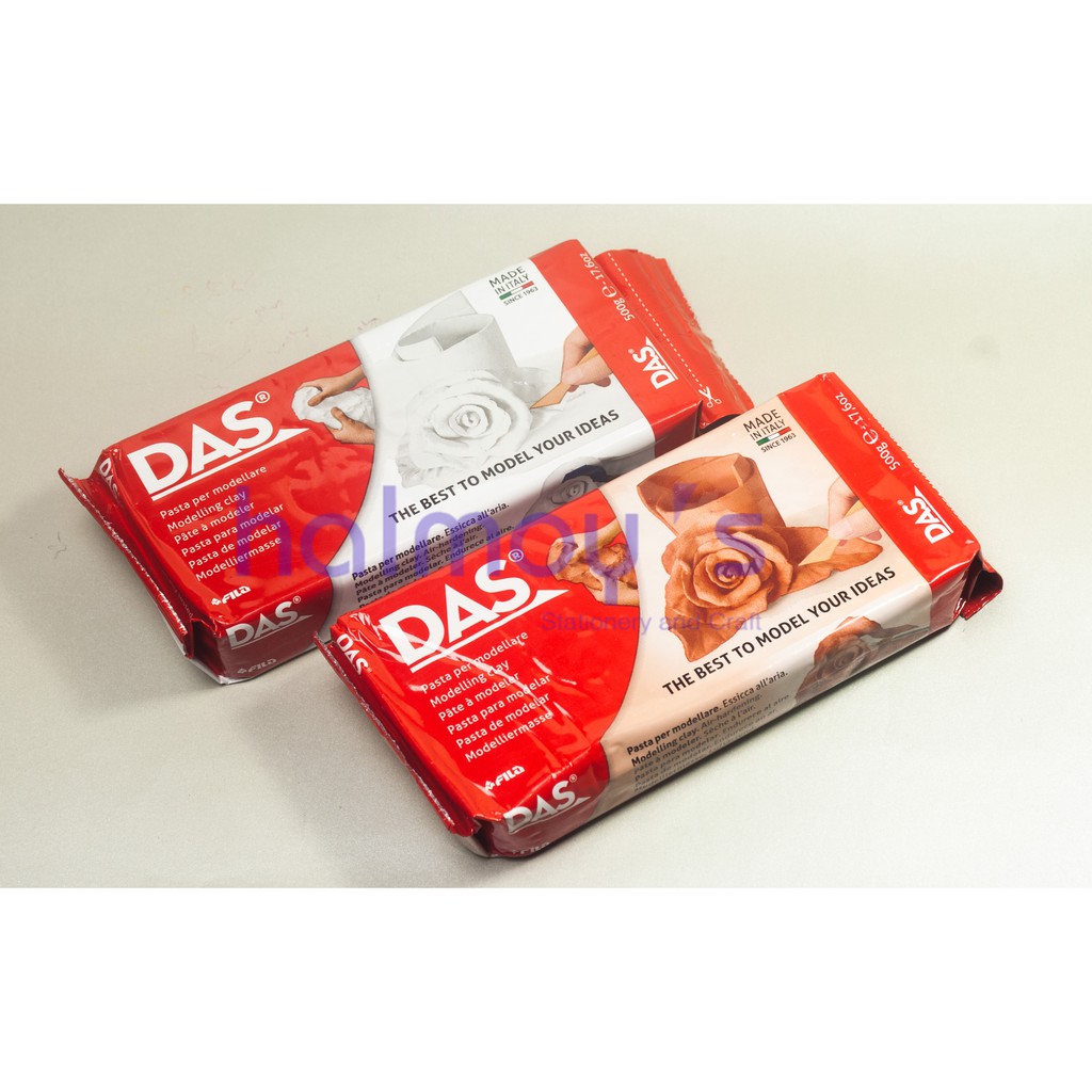 MODELLING CLAY / TANAH LIAT DAS 500 GR ( TERDAPAT 2 WARNA )