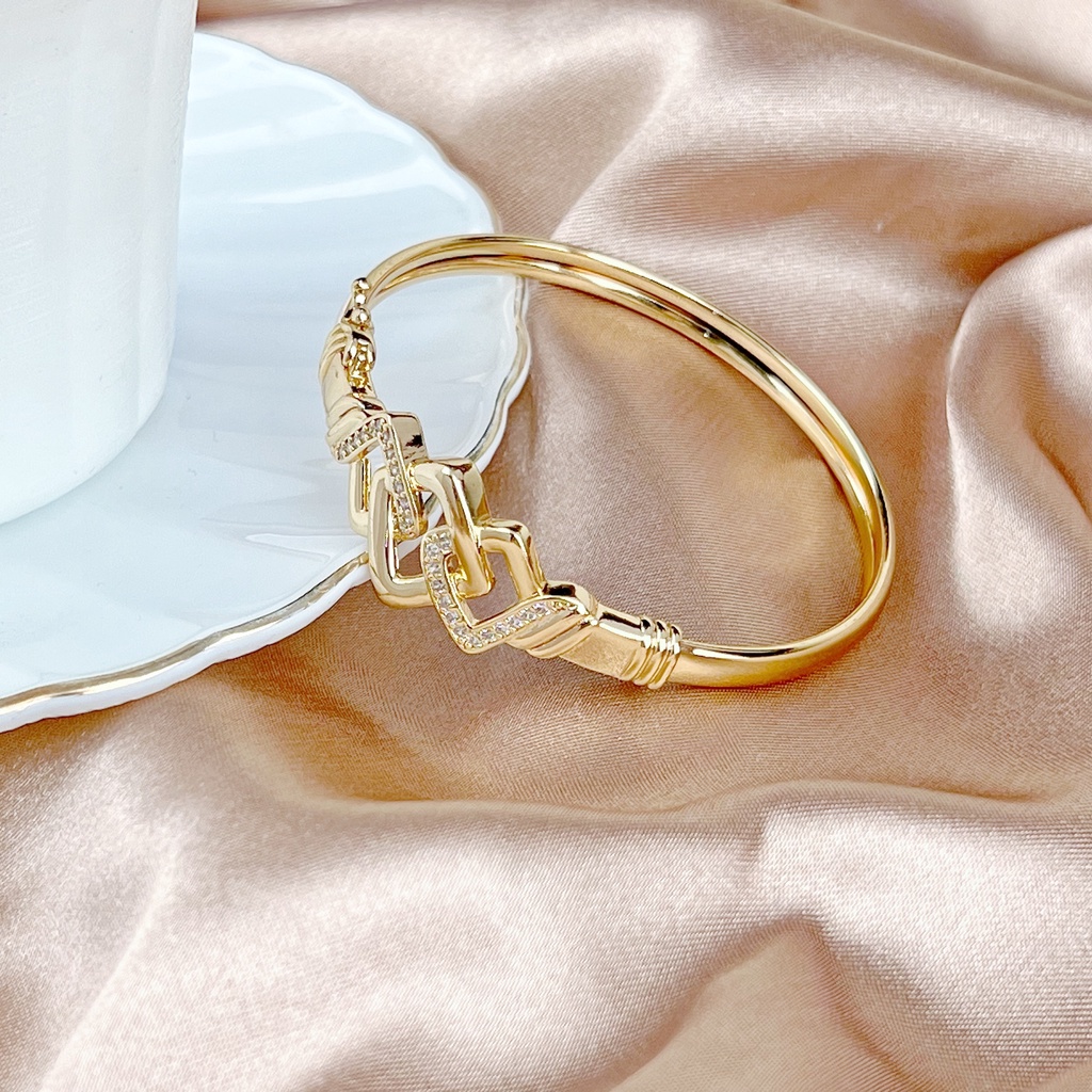 [Fashion Wanita]COD✅Gelang Wanita Titanium Anti Karat Bergaya Hadiah Indah Gaya Urban Minimalis Aksesoris Trend   Acc066