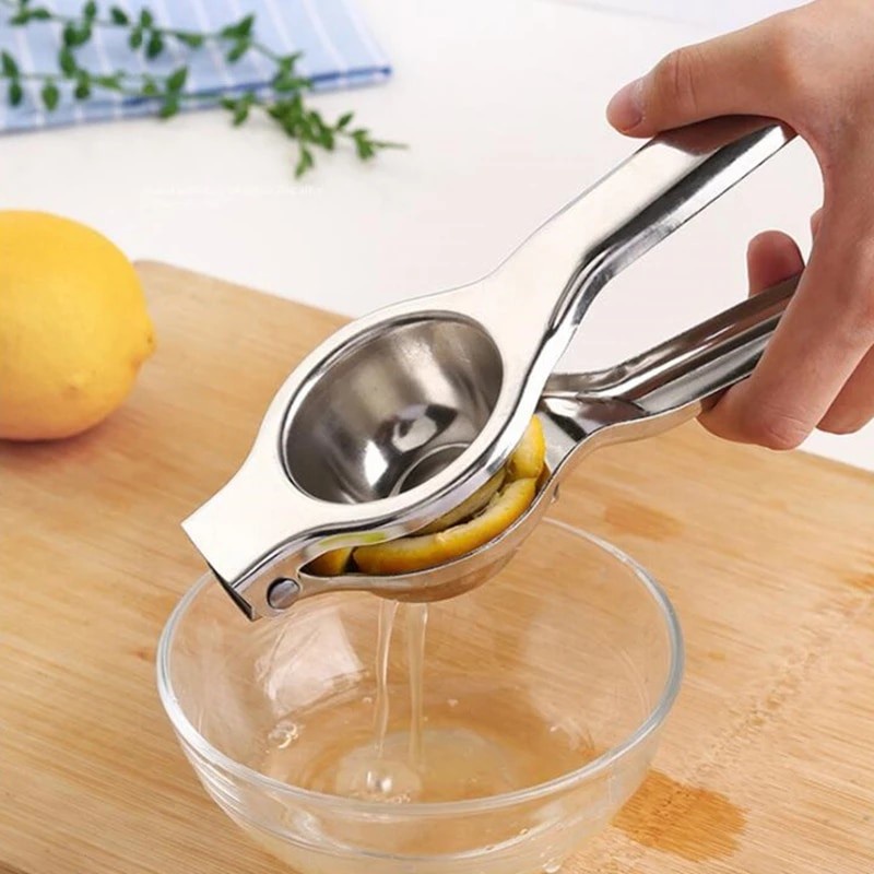 Alat Perasan Lemon Stainless Steel Pemeras Jeruk Nipis Pres Lemon Perasan Squeezer